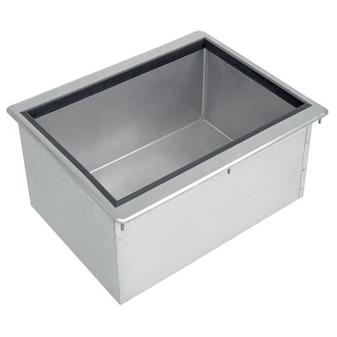 ice box stainless steel|drop in ice bin 12x18.